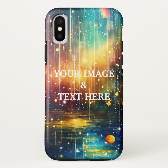 Personalized Custom Black Your Own Photo Case-Mate iPhone Case (Back)