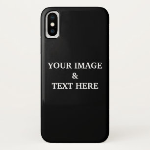 Personalized Custom Black Your Own Photo Case-Mate iPhone Case
