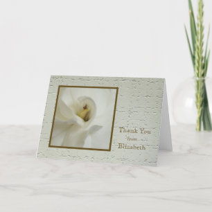 Personalized Custom Blank Thank You Card