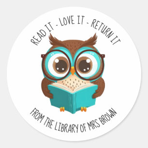 Personalized Custom Book Stickers Bookplate Labe