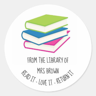 Personalized Custom Book Stickers | Bookplate Labe