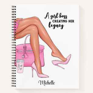 Personalized Custom Boss Lady Journal Notebook