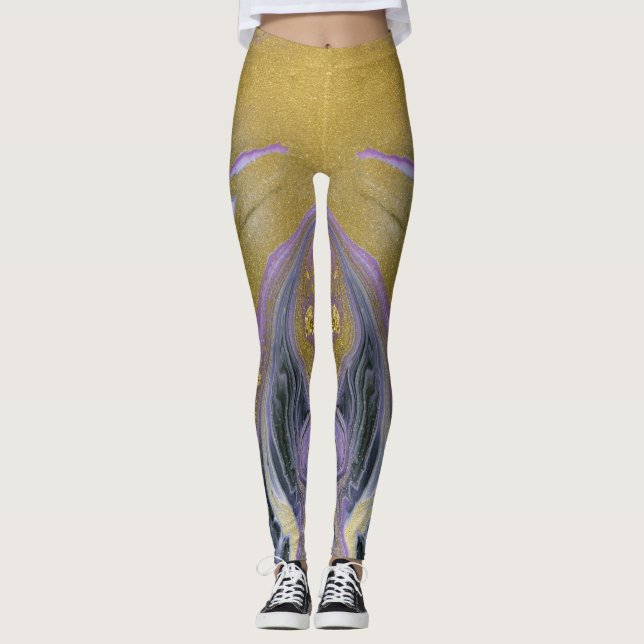 Personalized Custom Branded Made Leggings (Front)