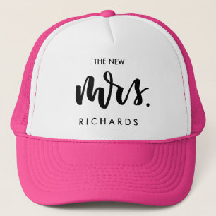 Personalized Custom Bride Wedding Mrs Trucker Hat