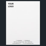 Personalized Custom Business Letterhead Template<br><div class="desc">Custom Colours and Fonts - Design Your Own Personalized Business Letterhead with Company Logo Address and Contact Information or Custom Text - Resize and move or remove and add elements - image / text with Customization tool. Choose your colours / fonts / size ! Please see my others projects /...</div>