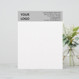 Personalized Custom Business Letterhead with Logo