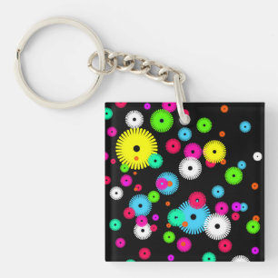 Personalized Custom Buttons & Pins Keychain
