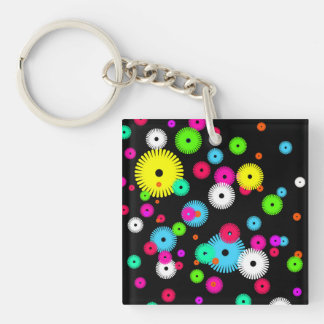 Personalized Custom Buttons & Pins Keychain