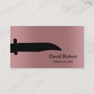 Personalized Custom Chef Kitchen Restaurant  Business Card