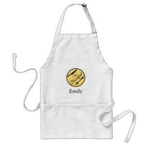 Personalized Custom Chef Knife & Spoons Bakery Standard Apron