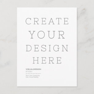 Personalized Custom Christmas Invitation Postcard