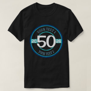 Personalized Custom Circle Design T-Shirt