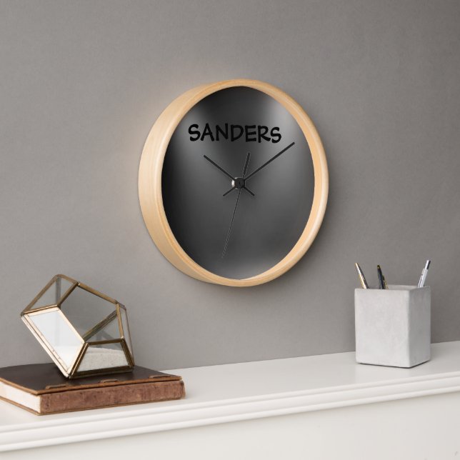 Personalized Custom Clock Name (Office)