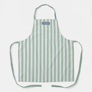 Personalized Custom Colors Rustic Country Stripes Apron