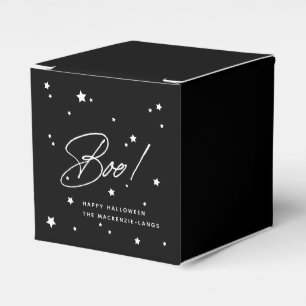 Personalized Custom Colour Boo! Halloween Favour B Favor Box