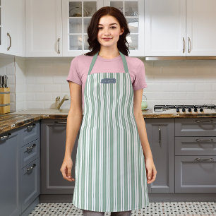 Personalized Custom Colours Rustic Country Stripes Apron