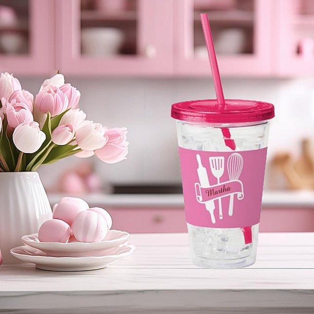 Personalized custom cook's  acrylic tumbler (Creator Uploaded)