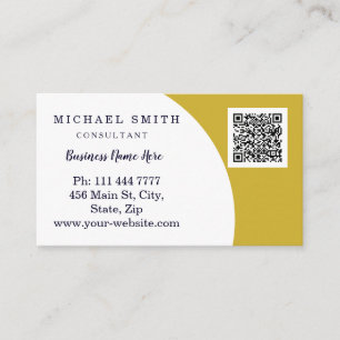 Personalized Custom Corporate QR Code Logo Busines Business Card