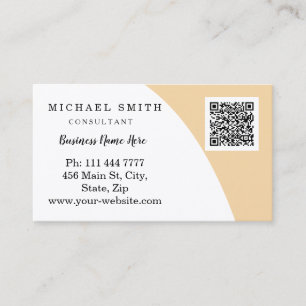 Personalized Custom Corporate QR Code Logo Business Card