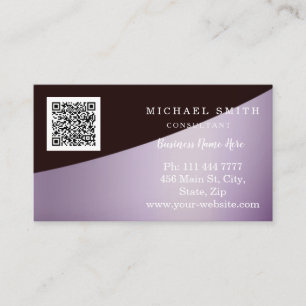 Personalized Custom Corporate QR Code Logo Business Card