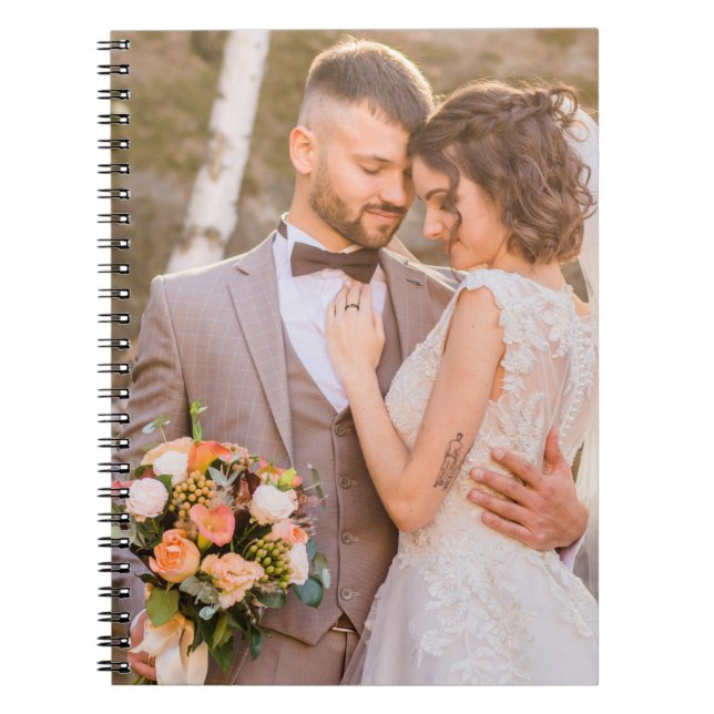Personalized Custom Couple Photo Notebook (Front)