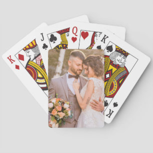 Personalized Custom Couple Photo Playing Cards