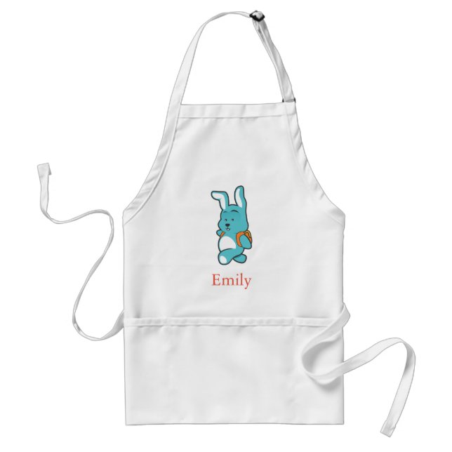 Personalized Custom Cute Funny Bear with Bag Standard Apron (Front)
