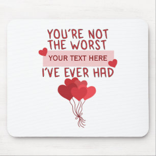 Personalized Custom Cute Valentines Day Mouse Pad