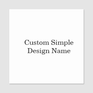 Personalized Custom Design 2" X 2" Square Name Tag