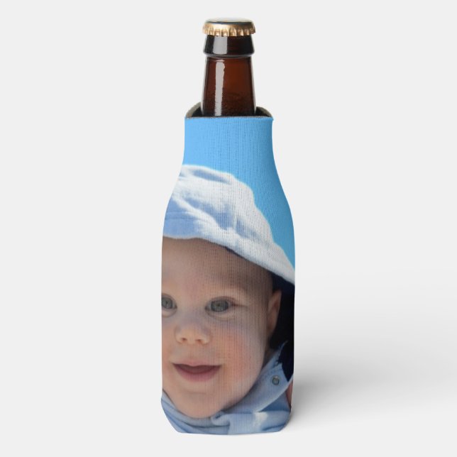 personalized custom diy bottle cooler (Bottle Front)