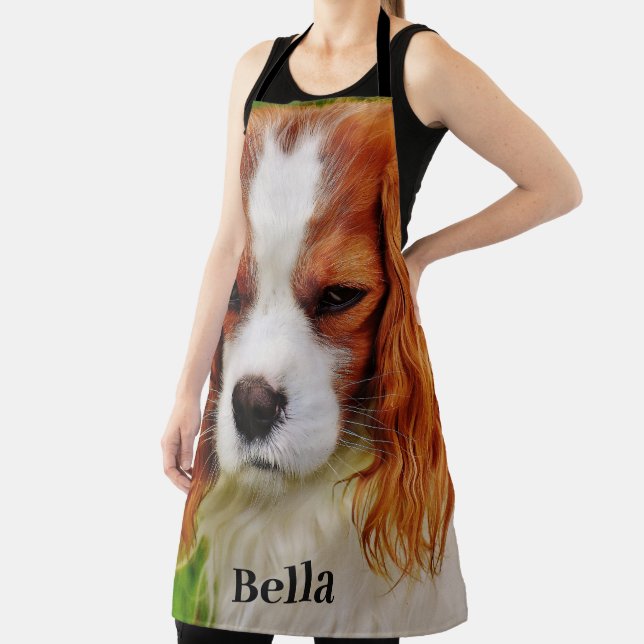 Personalized Custom Dog Lover Pet Photo and Name Apron (Insitu)