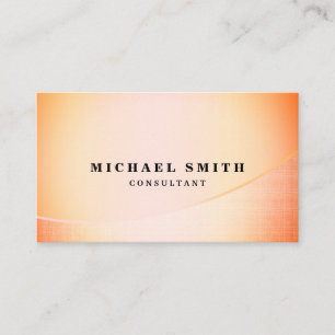 Personalized Custom Elegant Modern Plain Metal Business Card