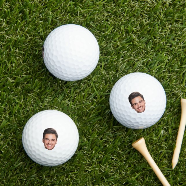 Personalized Custom Face Golf Balls (Insitu Grass)