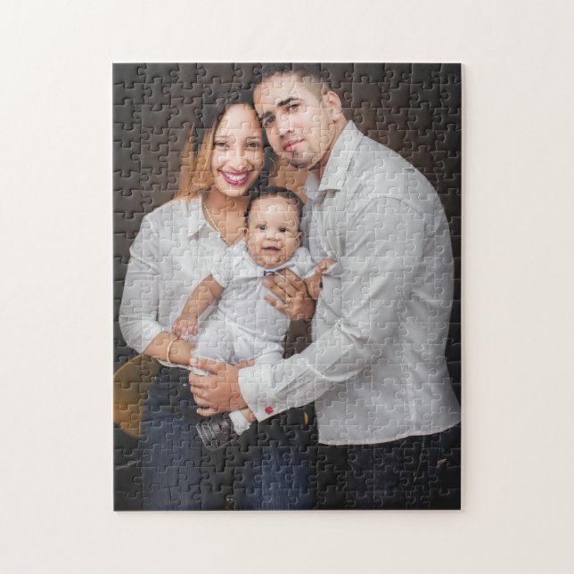 Personalized Custom Family Photo Jigsaw Puzzle (Vertical)