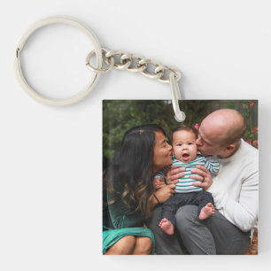 Personalized Custom Family Photo Keychain