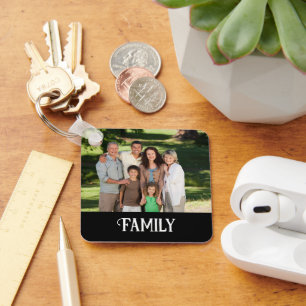 Personalized Custom Family Photo Keychain
