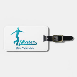 Personalized Custom Figure Skate Giftware Luggage Tag