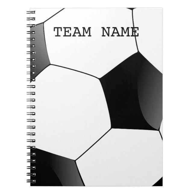 Personalized Custom Football Notebook (Front)