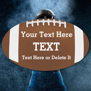 Personalized Custom Football Stickers Your TEXT