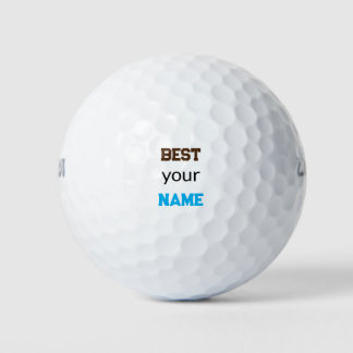 personalized custom funny best your name golf balls