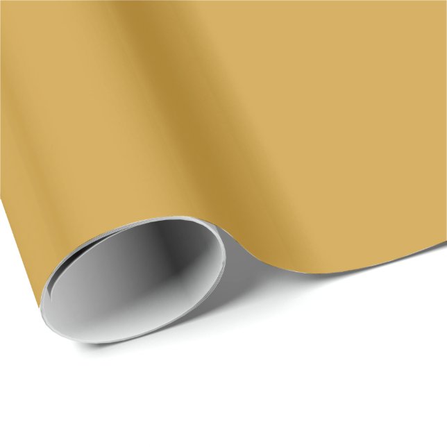 Personalized Custom Gold Elegant Fashion Colour Wrapping Paper (Roll Corner)