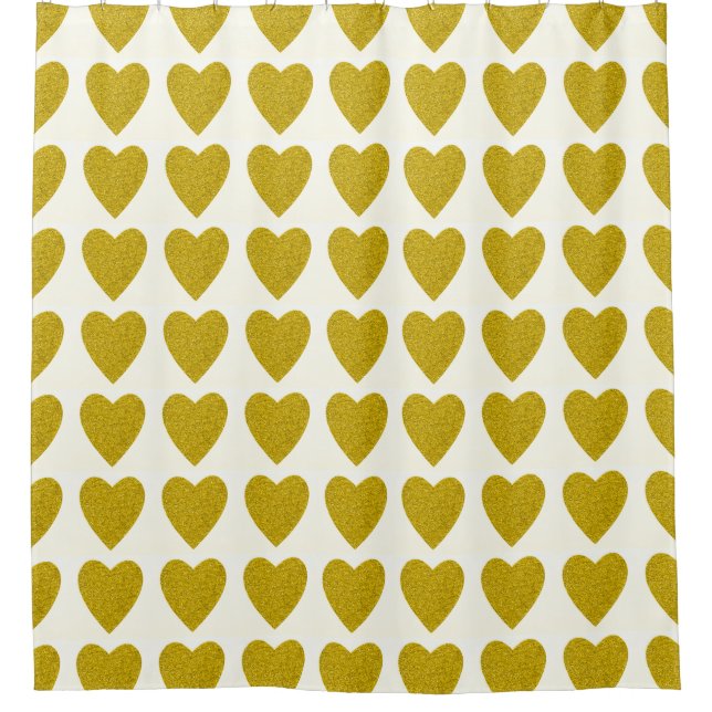 Personalized Custom Gold Hearts Background (Front)