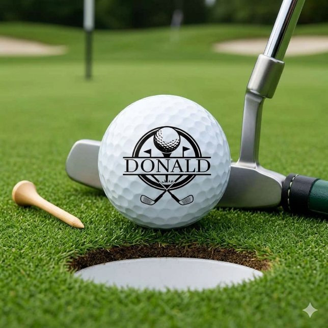 Personalized Custom Golf Ball, Custom Name & Logo Balls (Creator Uploaded)