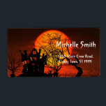 Personalized Custom Halloween<br><div class="desc">These is spooky, creepy Halloween address label. This is the unique address labels to use on your invitations, greeting cards, etc. Personalize with your name and other text.</div>