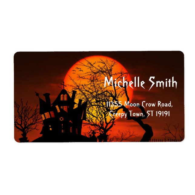 Personalized Custom Halloween (Front)