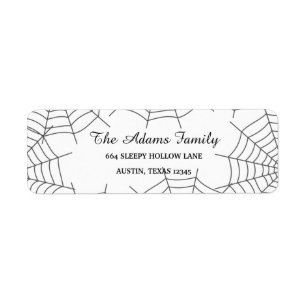 Personalized Custom Halloween Spiderweb