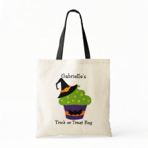 Personalized Custom Halloween Trick or Treat Bag