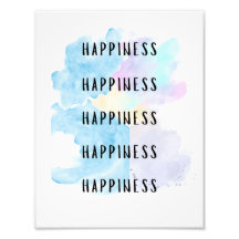 Personalized Custom happiness Photo Print
