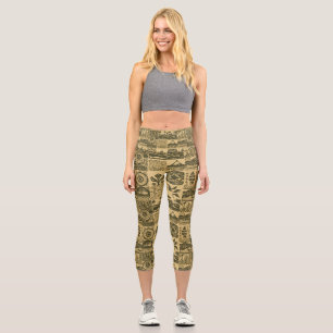 Personalized Custom High Waisted Yoga Capris