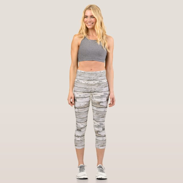 Personalized Custom High Waisted Yoga Capris (Front)